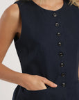 Vest mujer olivia azul