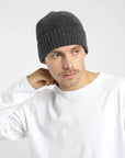 Beanie Merino grafito