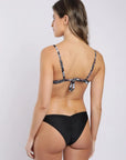 Bikini Bondi negro - Poliéster reciclado - Frøens