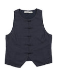 Blusa sin mangas Asia azul Froens