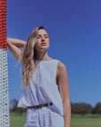 Blusa sin mangas caulle blanco Froens