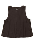 Blusa sin mangas Caulle café Froens