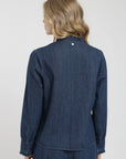 Blusa manga larga Ellie denim