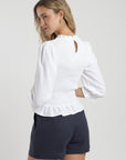 Blusa lira blanco Froens