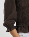 Blusa lira café Froens