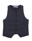 Blusa sin mangas Asia azul Froens