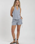 Blusa sin mangas sydney gris Froens