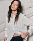 Blusa manga larga Poppy blanco