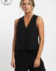 Blusa vest Sandalo negro - Frøens