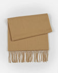 Bufanda de lana beige