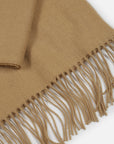 Bufanda de lana beige