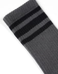 Calcetín hombre Líneas grafito