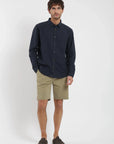 Camisa manga larga Basic azul Froens