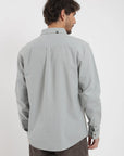 Camisa manga larga Basic celeste