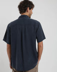 Camisa manga corta classic azul Froens