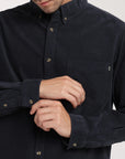 Camisa manga larga Corduroy azul