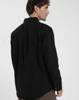 Camisa manga larga Denim negro