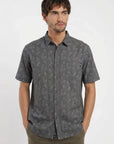 Camisa manga corta Floral grafito Froens