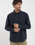 Camisa manga larga Basic azul