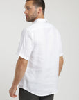 Camisa manga corta lino blanco Froens