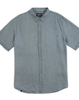 Camisa manga corta azul - Lino - Frøens