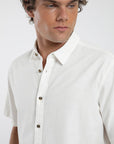 Camisa manga corta Classic blanco - Algodón orgánico - Frøens