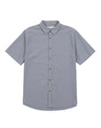 Camisa manga corta Classic celeste - Algodón orgánico y lino - Frøens