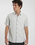 Camisa manga corta Classic gris - Algodón orgánico - Frøens