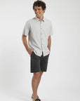 Camisa manga corta Classic gris - Algodón orgánico - Frøens