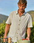 Camisa manga corta Classic gris - Algodón orgánico - Frøens