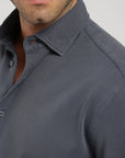 Label - Camisa manga larga Lisboa azul