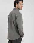 Label - Camisa manga larga Lisboa grafito