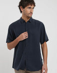 Camisa manga corta Puelche azul Froens