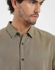 Camisa manga corta Puelche olivo Froens