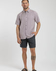Camisa manga corta puelche rosado Froens
