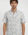 Camisa manga corta Selva gris - Viscosa Froens