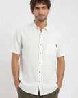 Camisa manga corta Texture blanco Froens