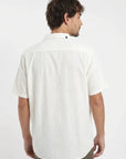 Camisa manga corta Texture blanco Froens