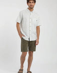Camisa manga corta Texture blanco Froens