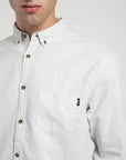 Camisa manga larga hombre Lino hielo - Algodón orgánico + lino - Frøens