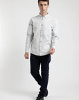 Camisa manga larga hombre Lino hielo - Algodón orgánico + lino - Frøens