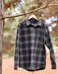 Camisa manga larga Flannel check grafito - Frøens