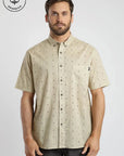 Camisa manga corta Ikat tierra - Algodón orgánico - Frøens