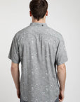 Camisa manga corta Flores celeste - Frøens