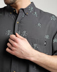 Camisa manga corta Magnolia grafito