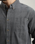 Camisa manga larga Corduroy Yarn azul - Algodón orgánico - Frøens