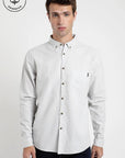 Camisa manga larga hombre Lino hielo - Algodón orgánico + lino - Frøens