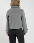Chaqueta lana mujer Vera gris - Lana