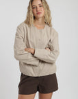 Chaqueta mujer bianca beige Froens