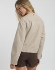 Chaqueta mujer bianca beige Froens